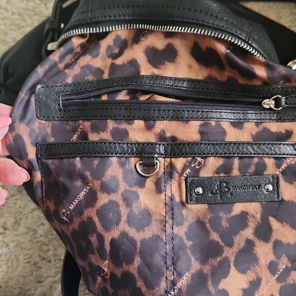 Medium black b malowsky leather bag - Picture 9 of 11